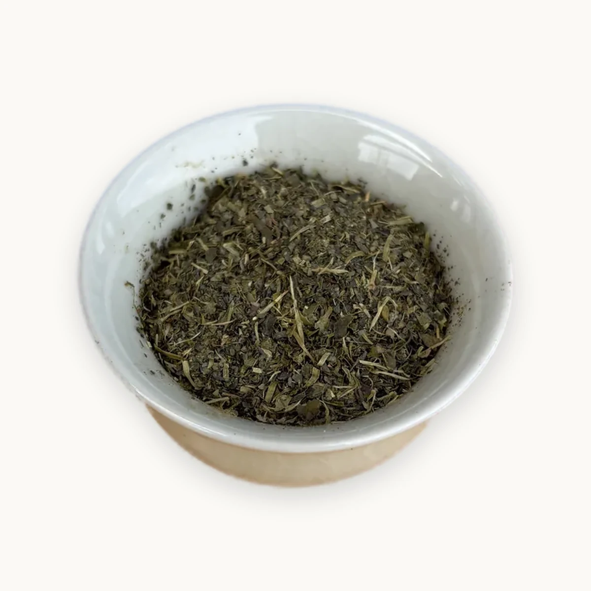 Actual bulk green tea fannings