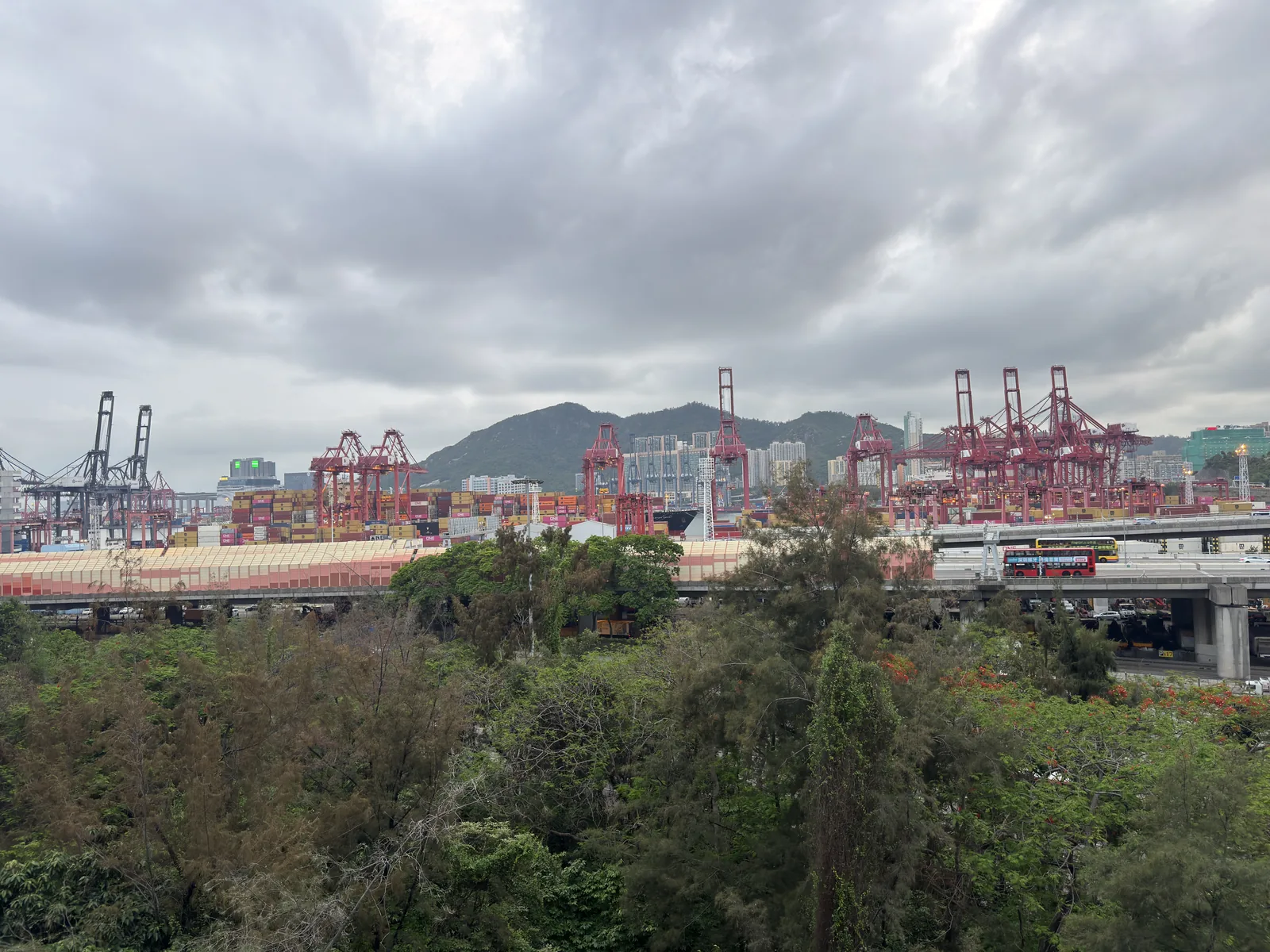 Kwai Tsing Container Terminals in Hong Kong in April 2026